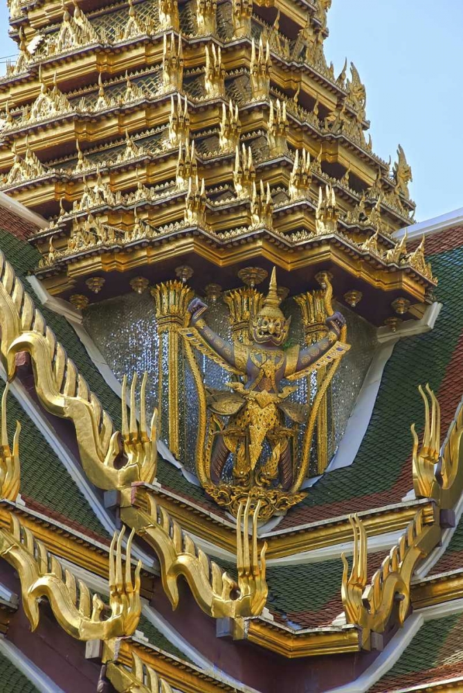 Thailand, Bangkok Exterior view of Royal Palace